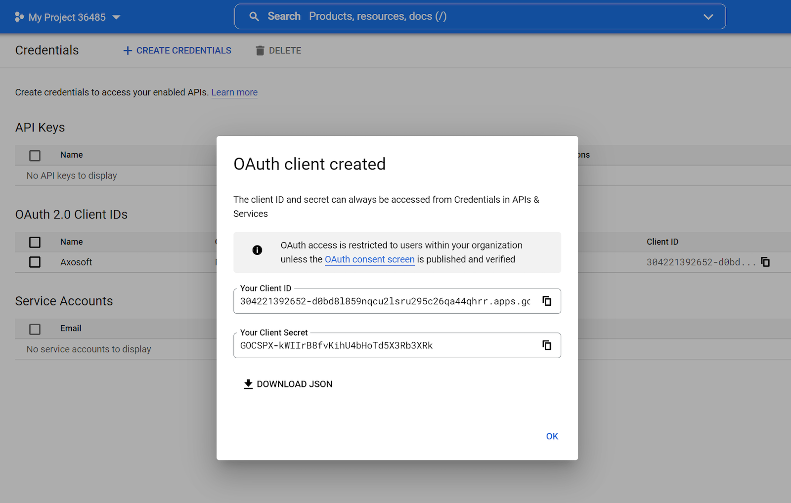 Microsoft and Google Email Configuration | Axosoft Documentation