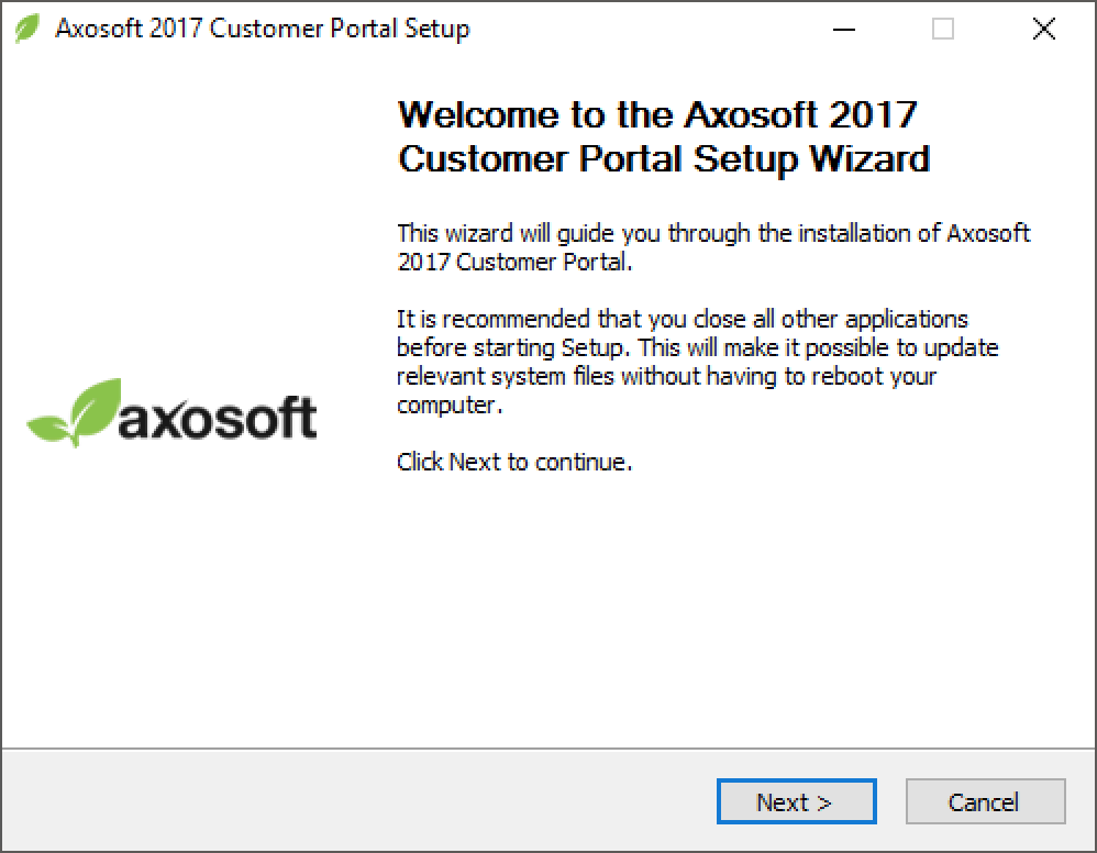 Portal Setup | Axosoft Documentation