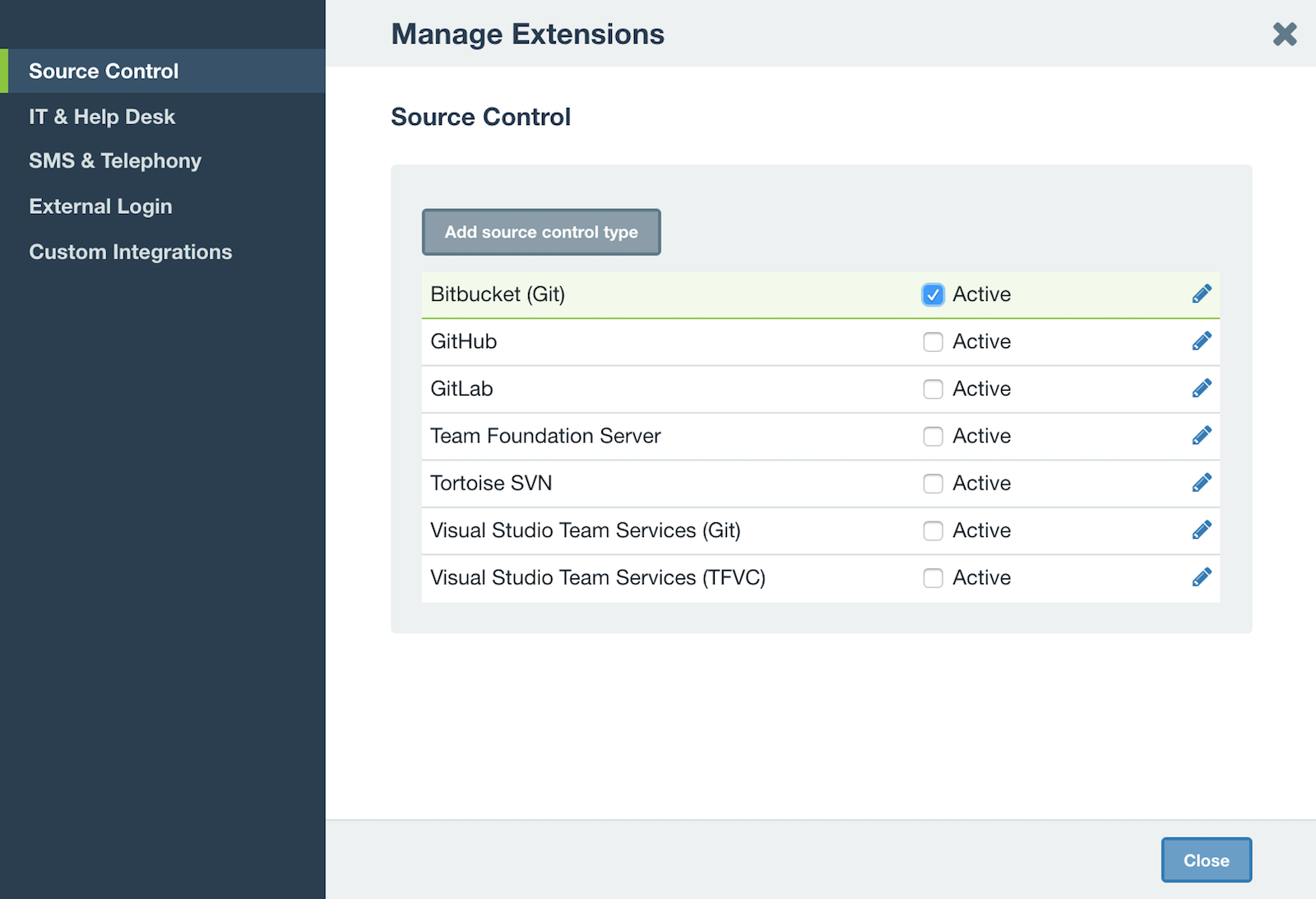 Bitbucket | Axosoft Documentation
