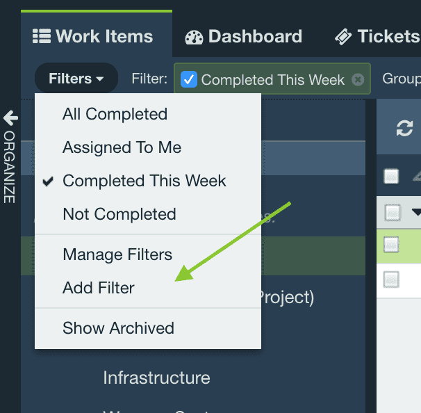 Filters | Axosoft Documentation