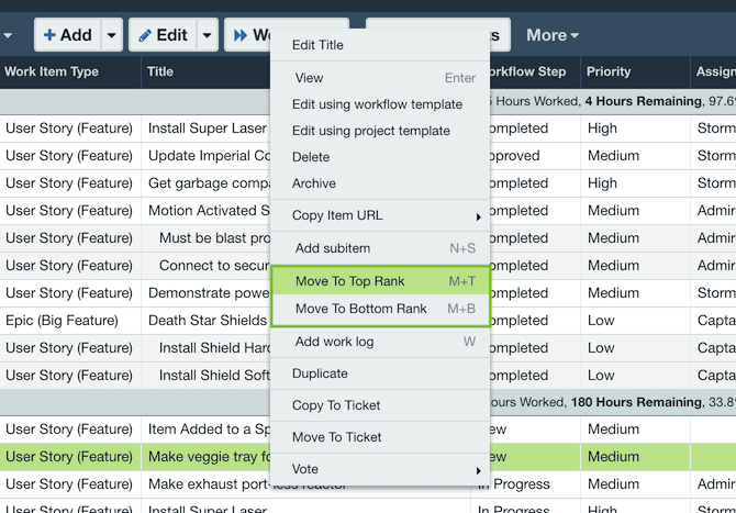 stack ranking excel template